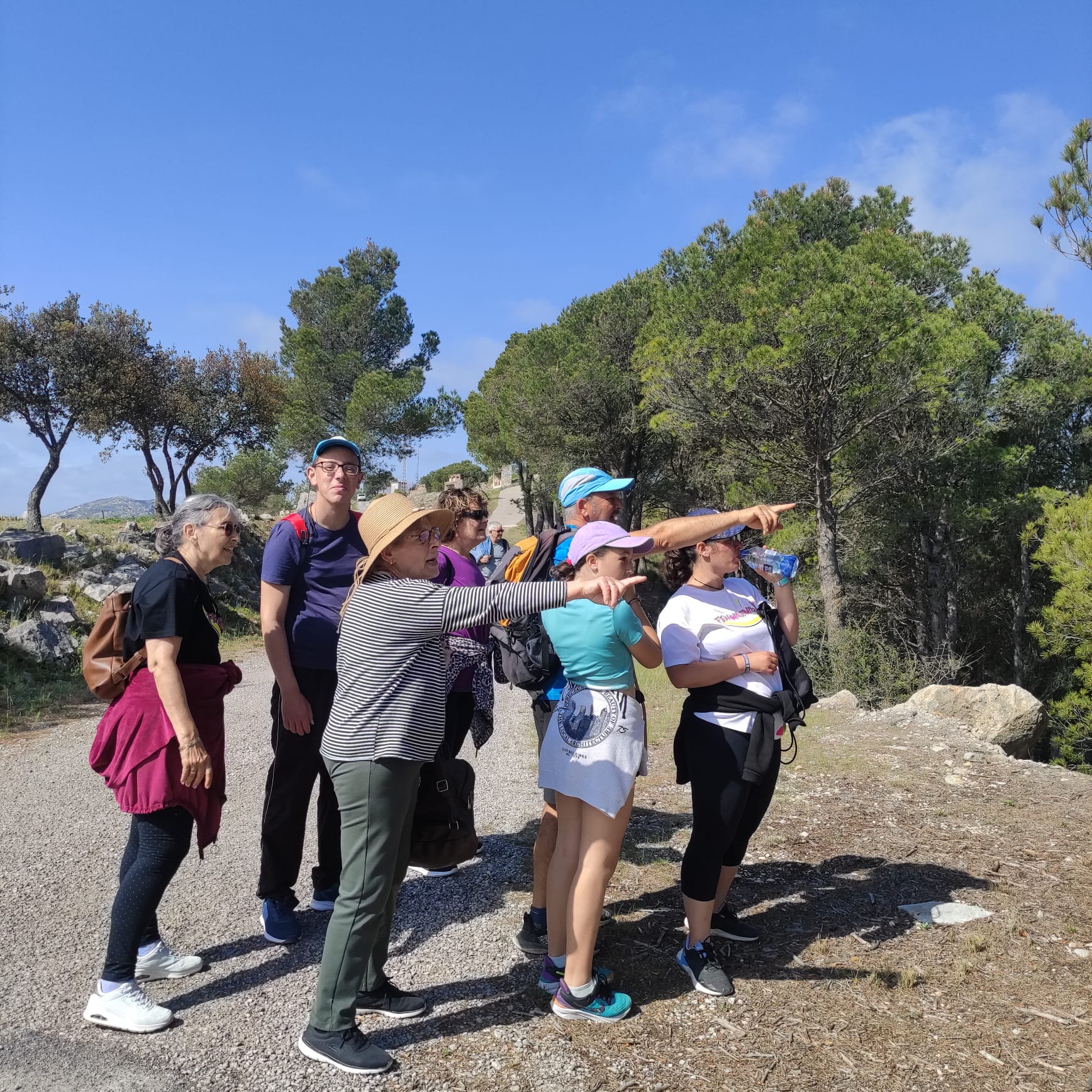 excursión por la naturaleza