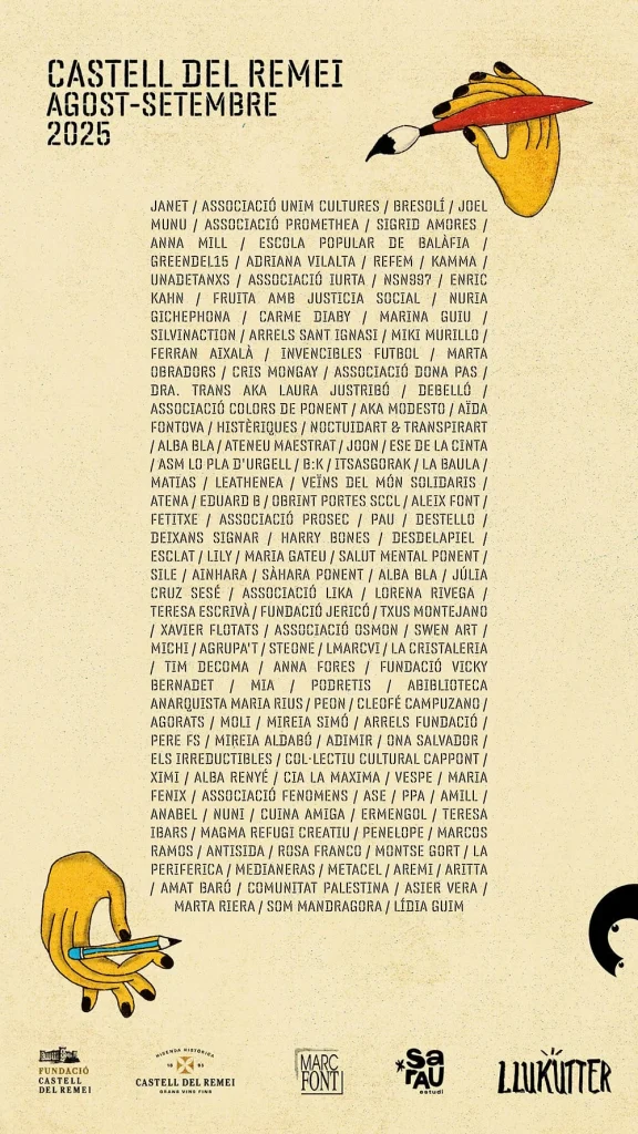 Lista entidades exposición feat pel fet